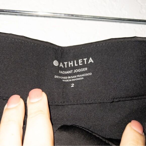 New Athleta Black Radiant‎ Joggers Size 2 - Picture 6 of 9